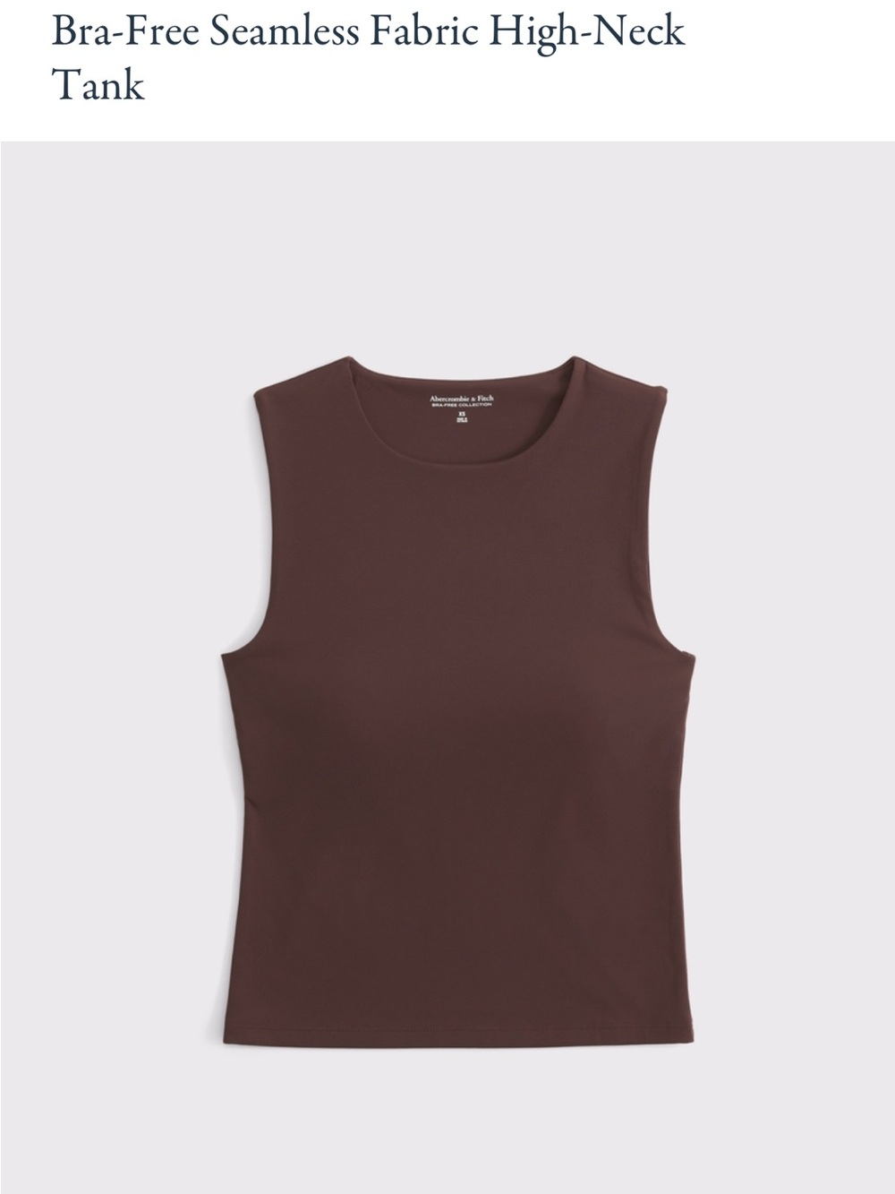 abercrombie bra free seamless high neck tank